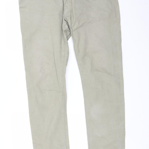 M&S Mens Green   Straight Jeans Size 38 in L33 in