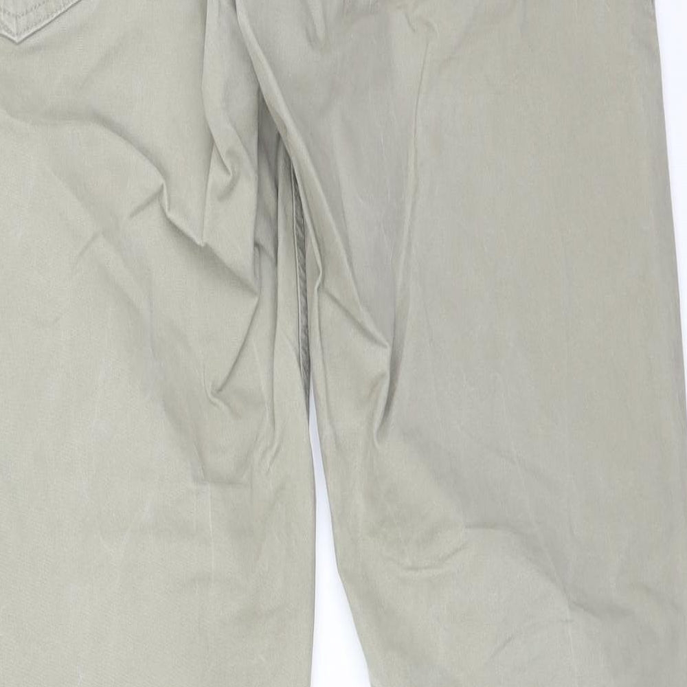 M&S Mens Green   Straight Jeans Size 38 in L33 in