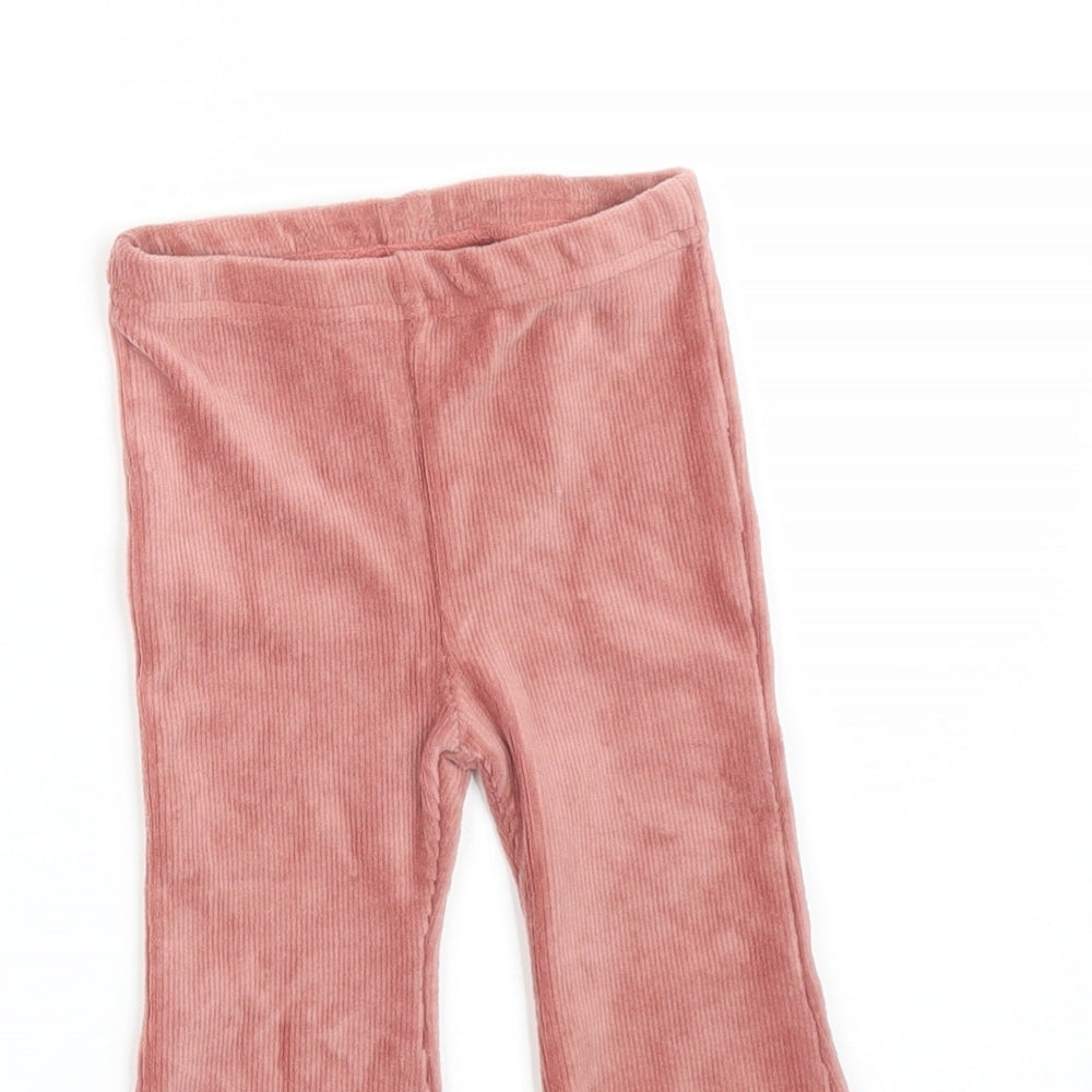HEMA Girls Pink    Trousers Size 6-9 Months