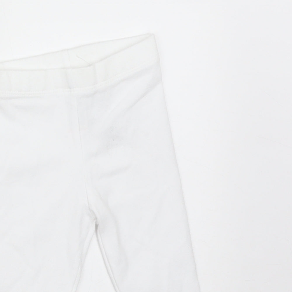 NEXT Girls White    Leggings Size 6-9 Months