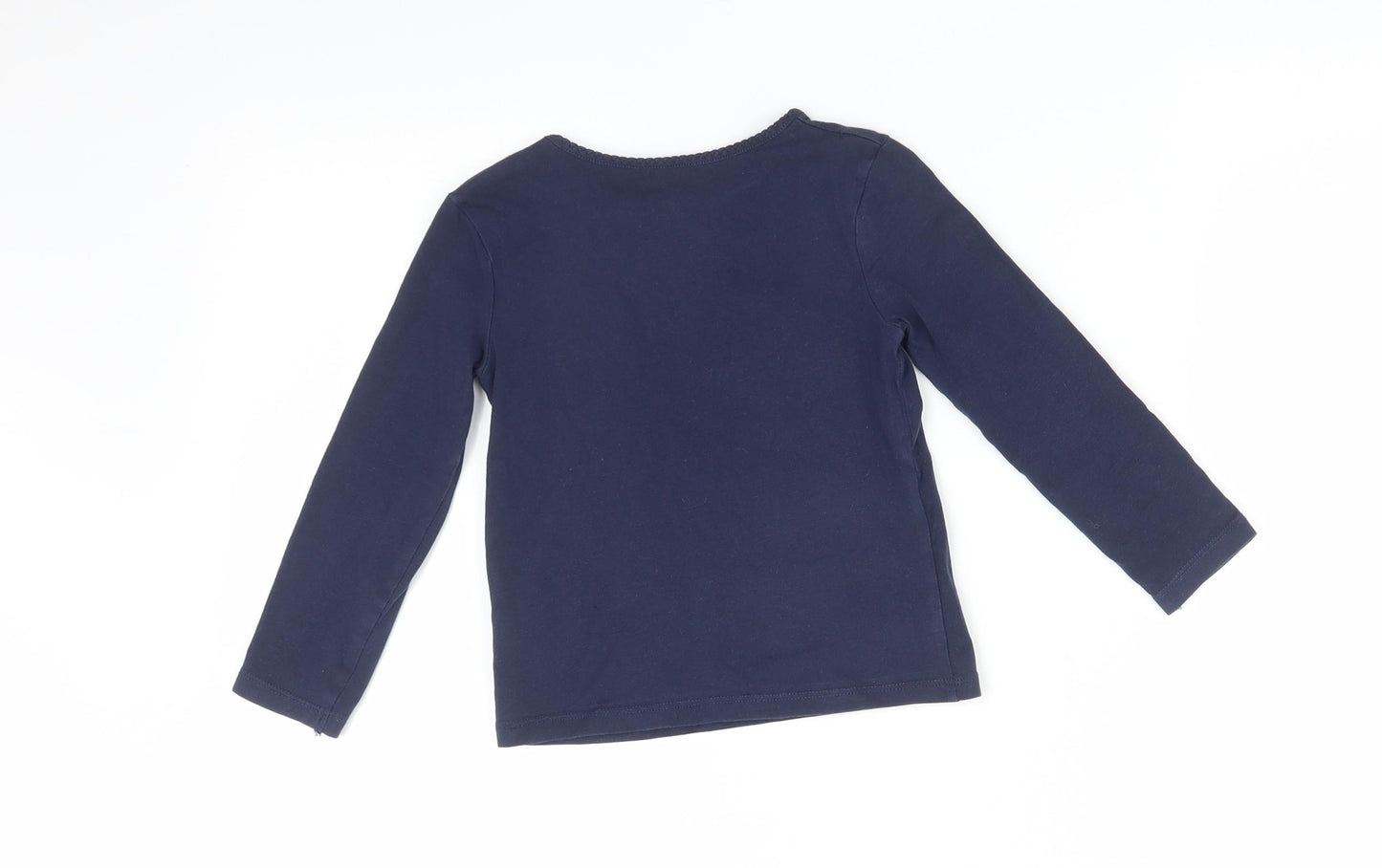 H&M Girls Blue   Basic T-Shirt Size 2-3 Years