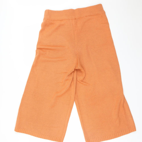 Boohoo Womens Orange   Trousers  Size 14 L22 in