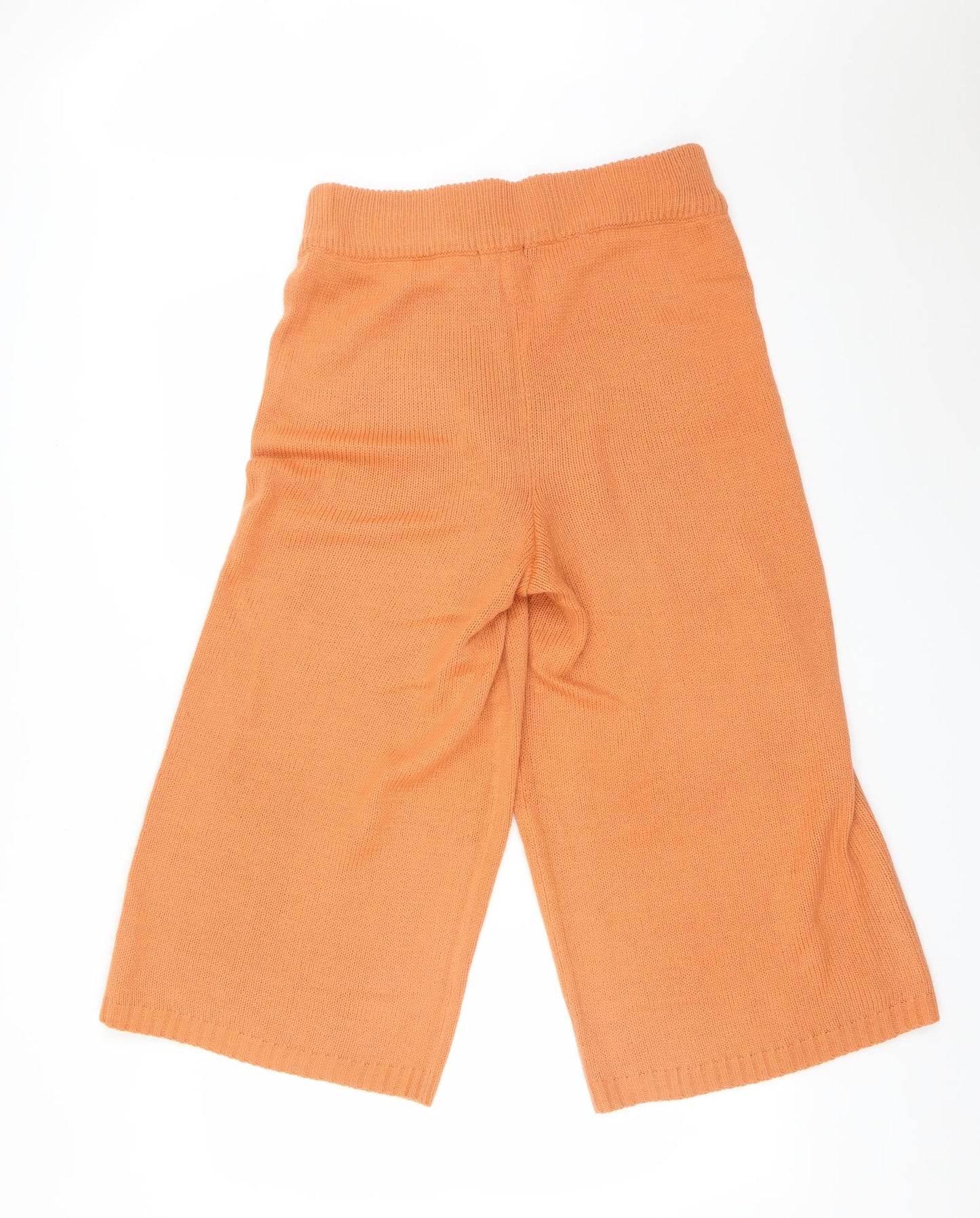 Boohoo Womens Orange   Trousers  Size 14 L22 in
