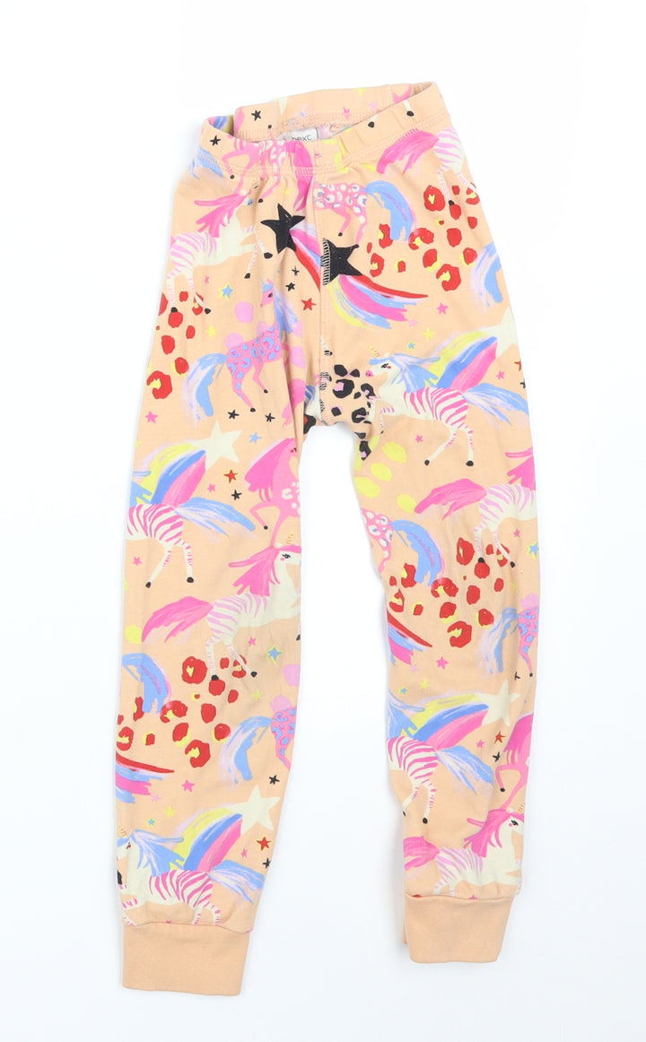 NEXT Girls Multicoloured Geometric Pyjama Pants Size 6 Years
