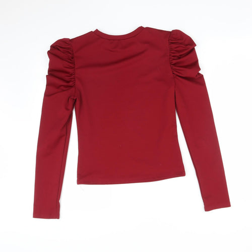 Preworn Womens Red   Basic T-Shirt Size S