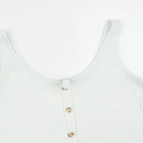 H&M Womens White   Basic T-Shirt Size S