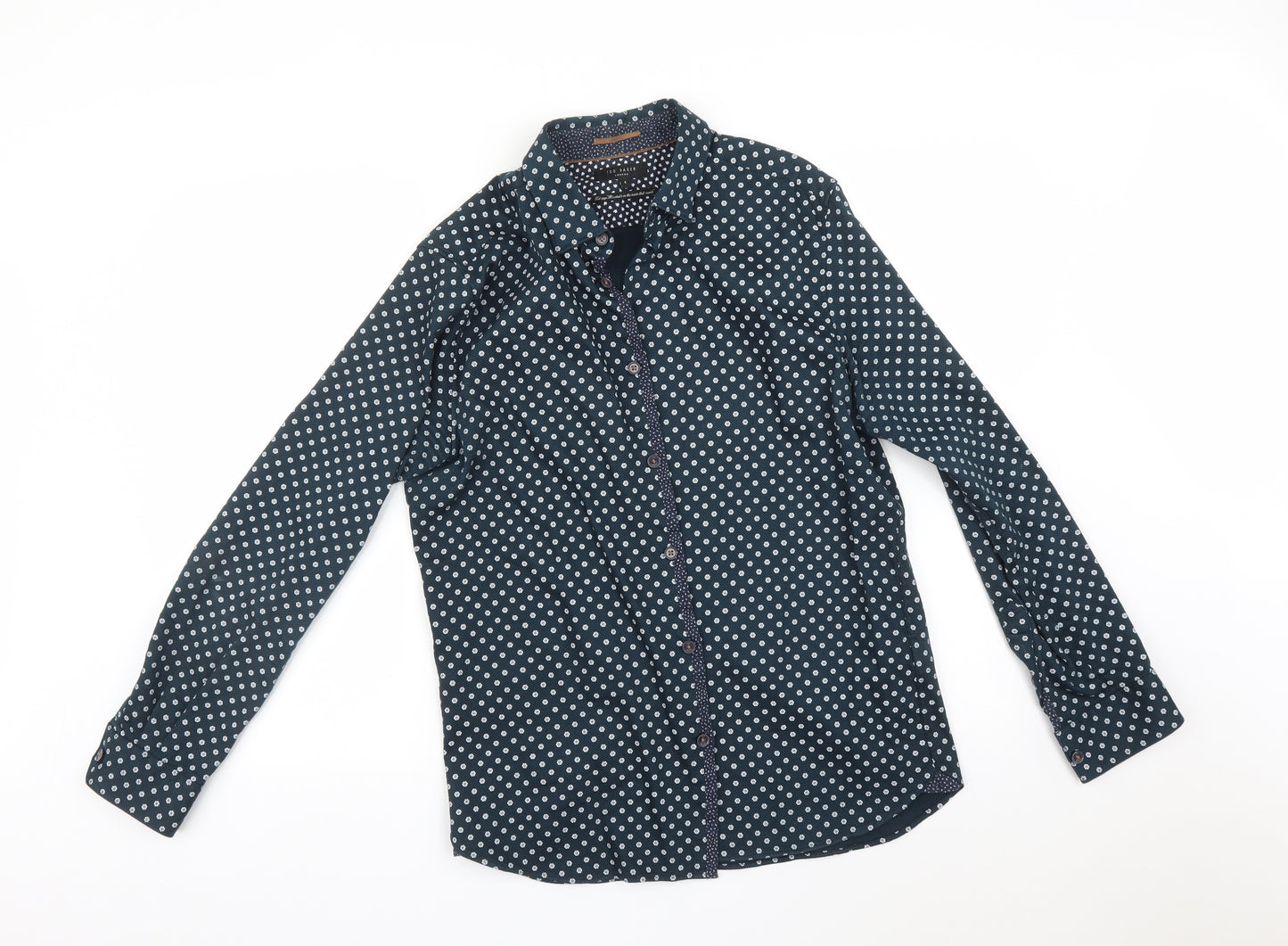 Ted Baker Mens Multicoloured Geometric   Button-Up