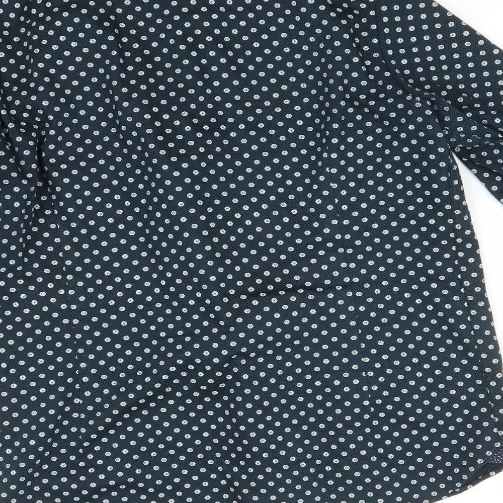 Ted Baker Mens Multicoloured Geometric   Button-Up