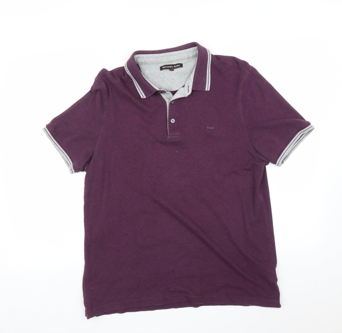 Michael Kors Mens Purple    Polo Size M