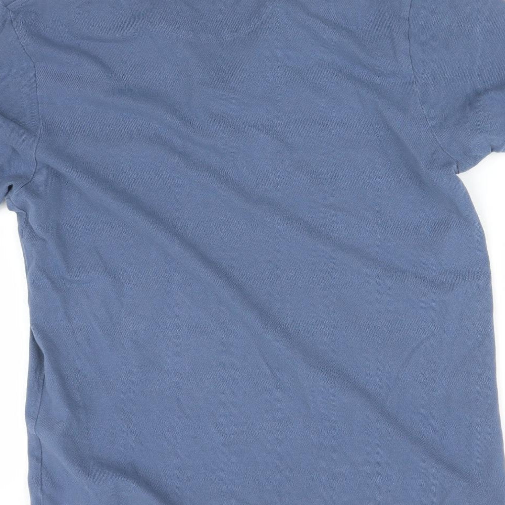 Lyle & Scott Mens Blue    Polo Size L