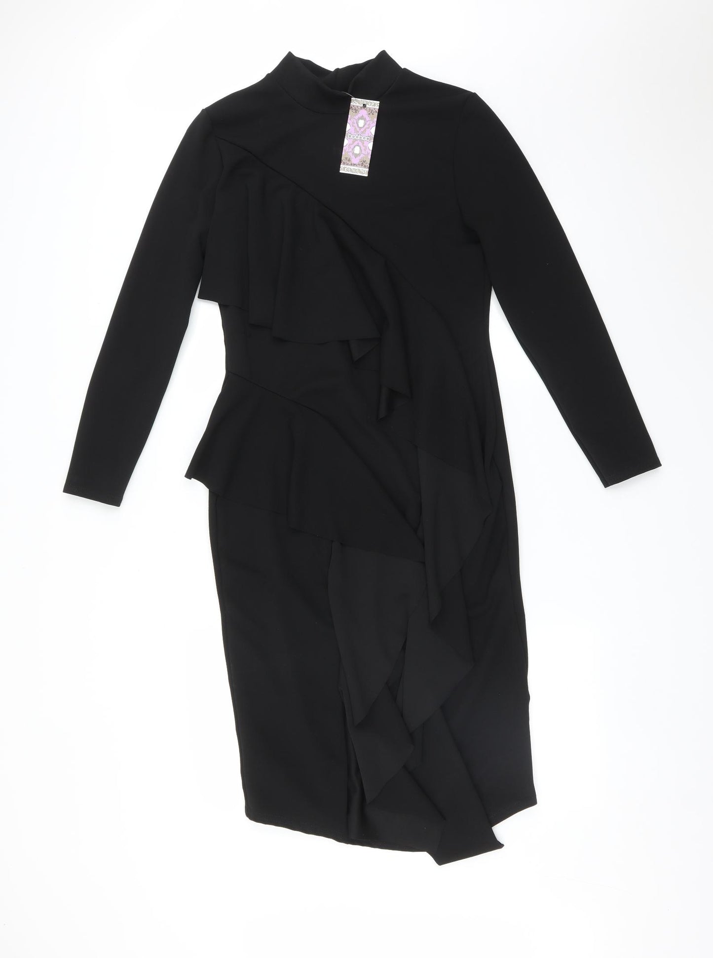 Boohoo Womens Black   Bodycon  Size 14