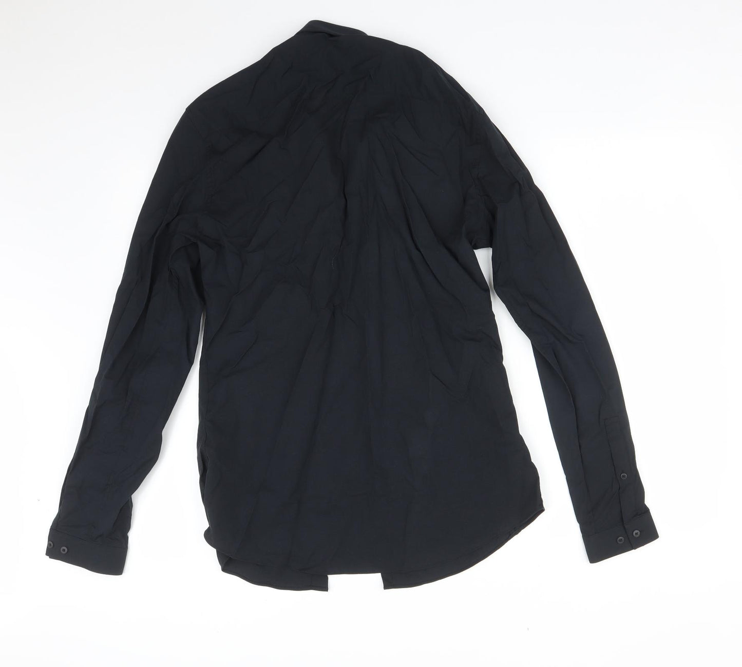 Topman Mens Black    Button-Up Size M
