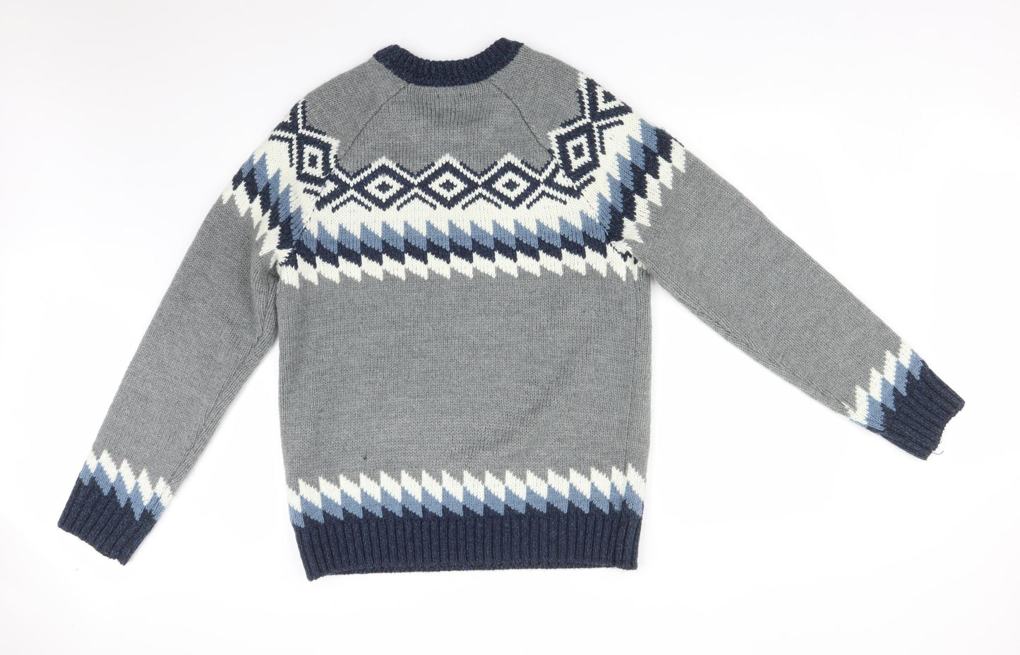 Gap Mens Multicoloured Argyle/Diamond  Pullover Jumper Size L