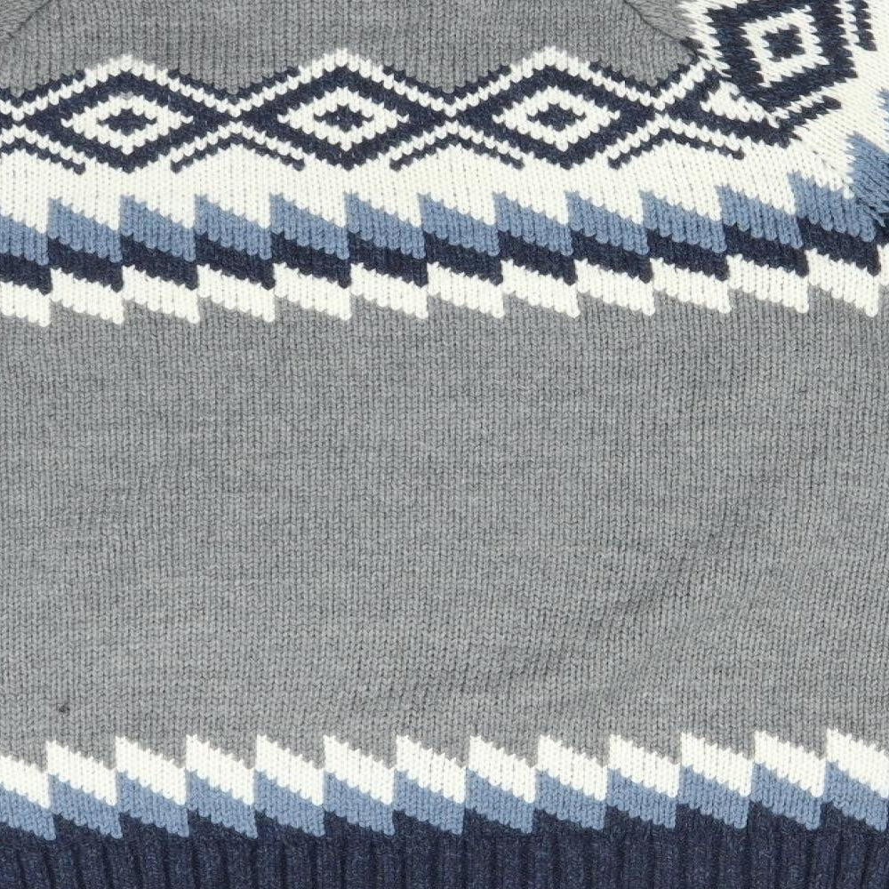 Gap Mens Multicoloured Argyle/Diamond  Pullover Jumper Size L