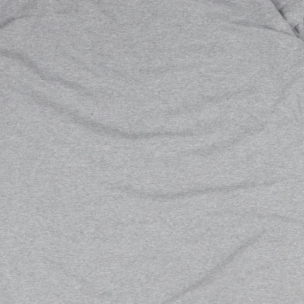 Preworn Womens Grey Geometric  Pullover Sweatshirt