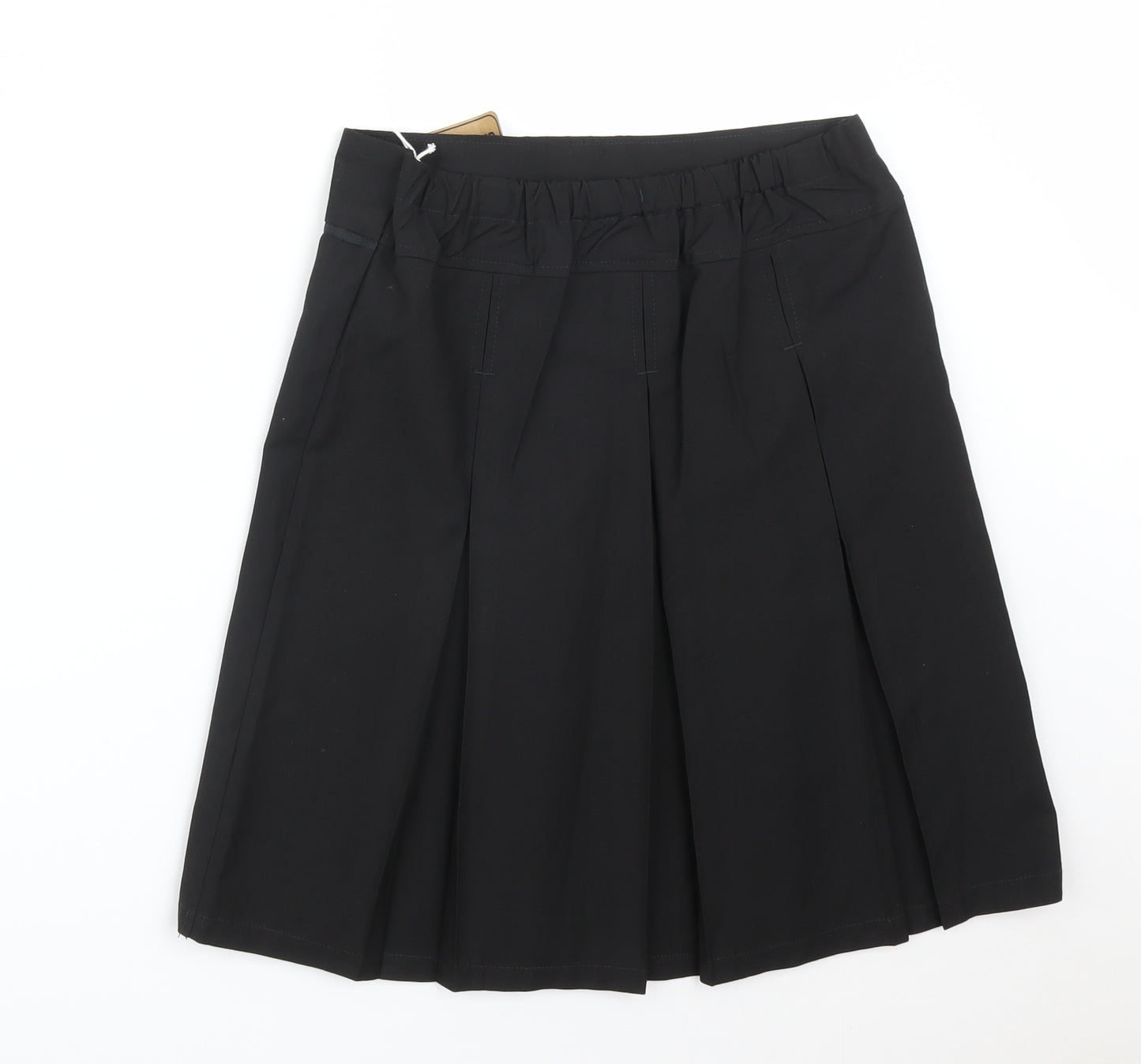 LILY & DAN Girls Black   Pleated Skirt Size 11-12 Years