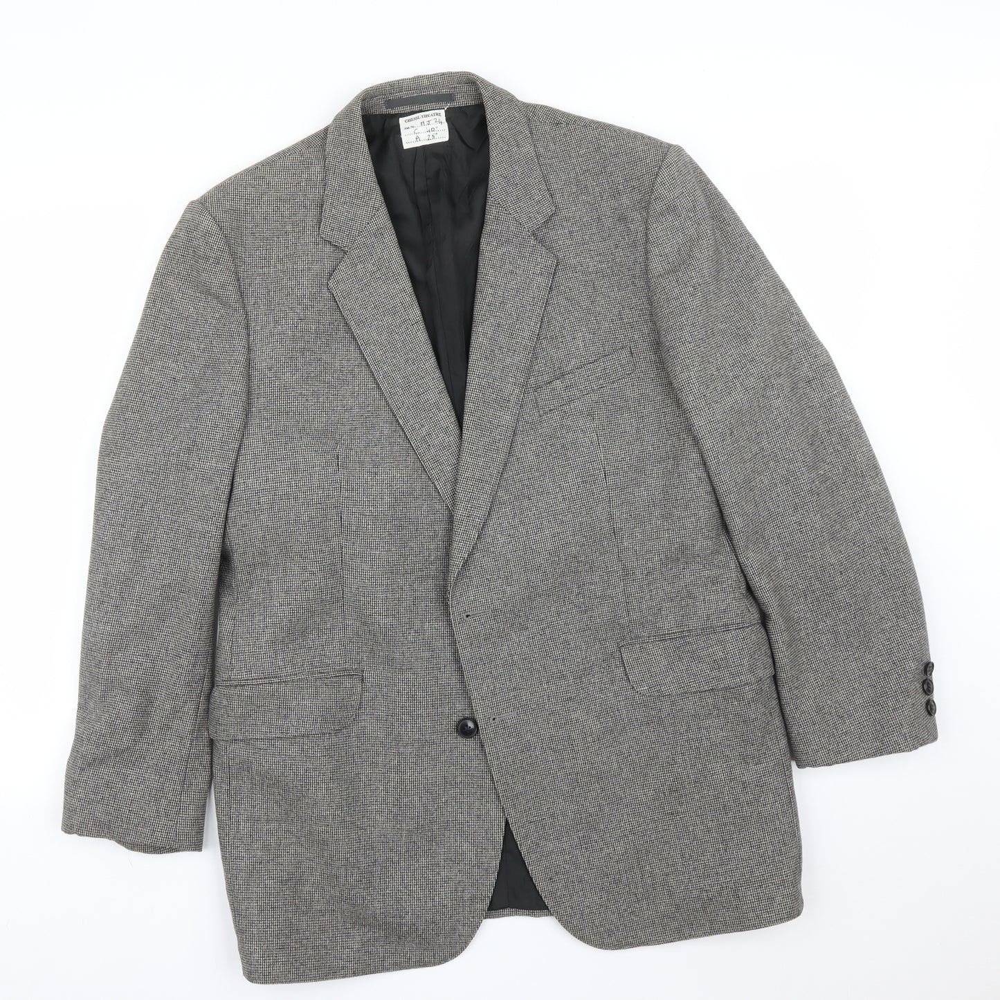 Boss Mens Multicoloured Check  Jacket Suit Jacket Size 40