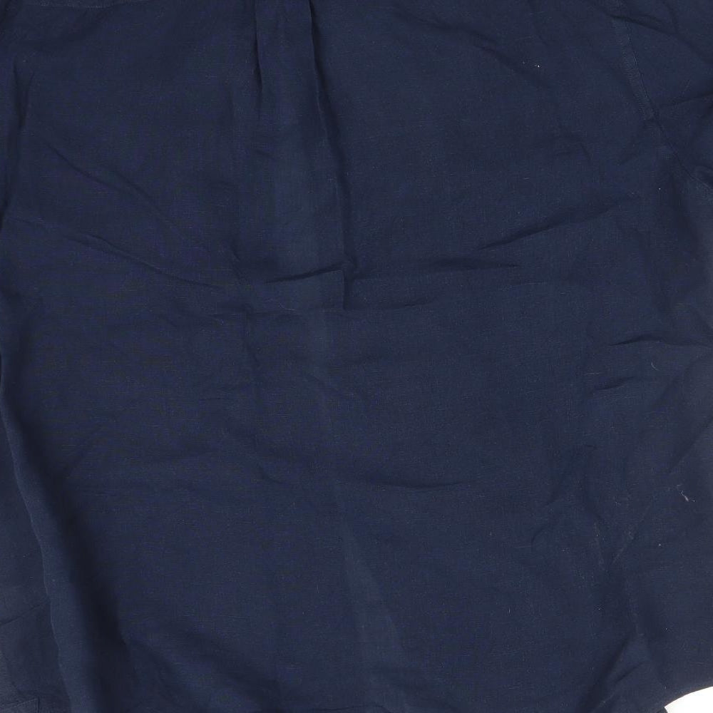 John Lewis Mens Blue    Button-Up