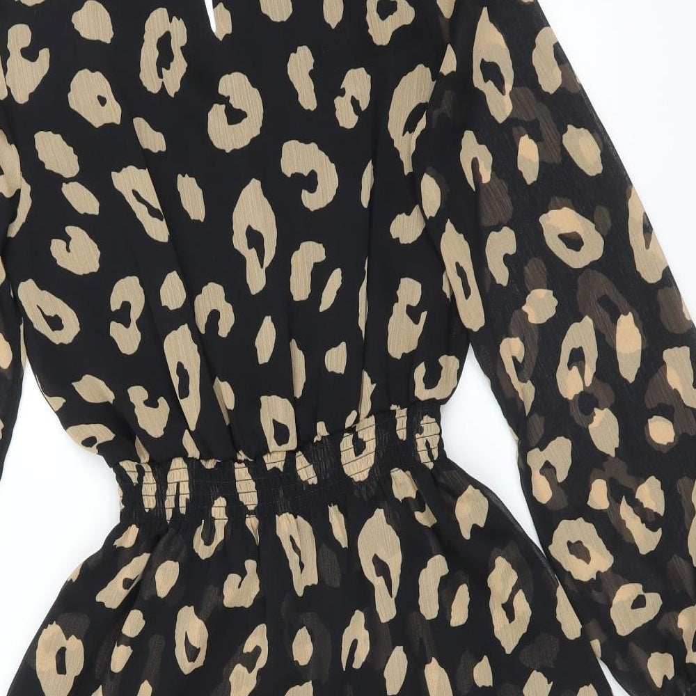 F&F Womens Multicoloured Animal Print  A-Line  Size 6