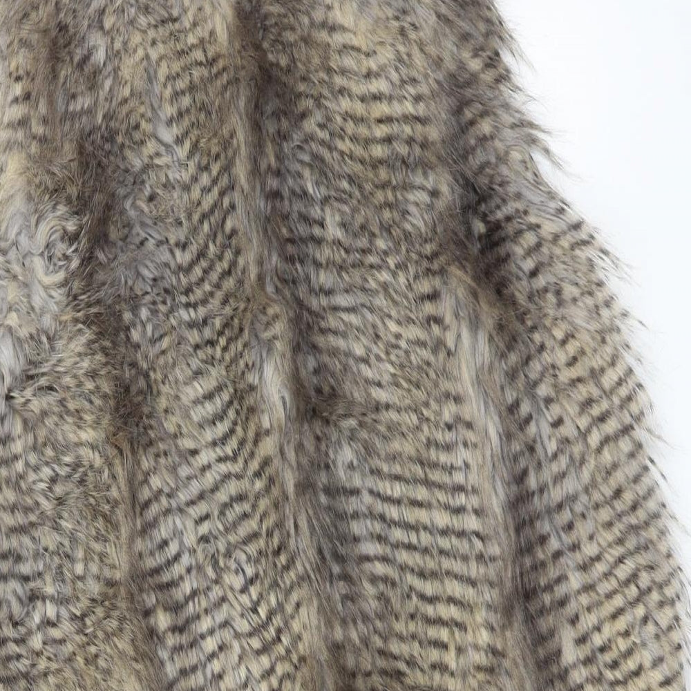 F&F Womens Multicoloured Animal Print  Cardigan Jumper Size 10