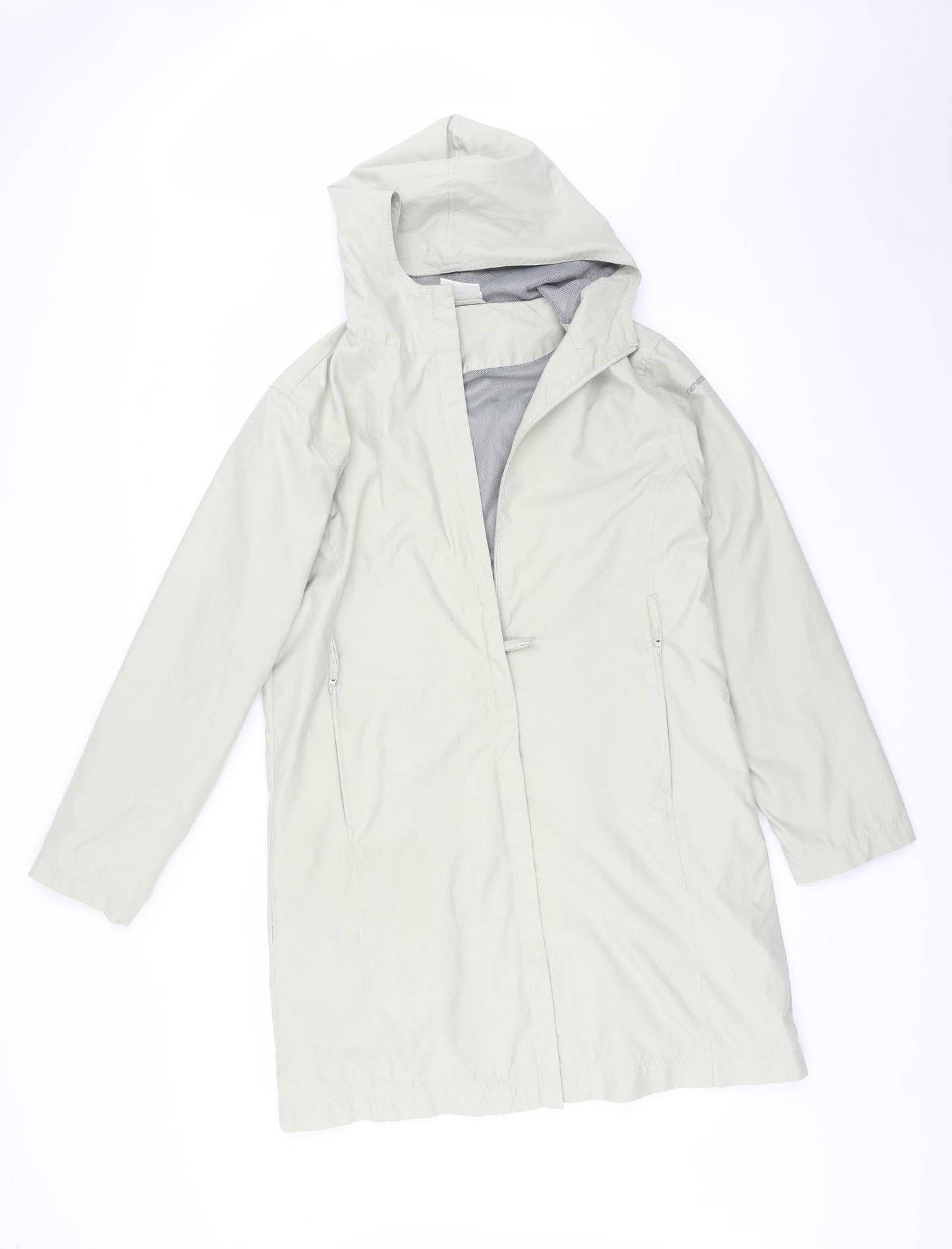 Reebok Womens Green   Overcoat Coat Size 14