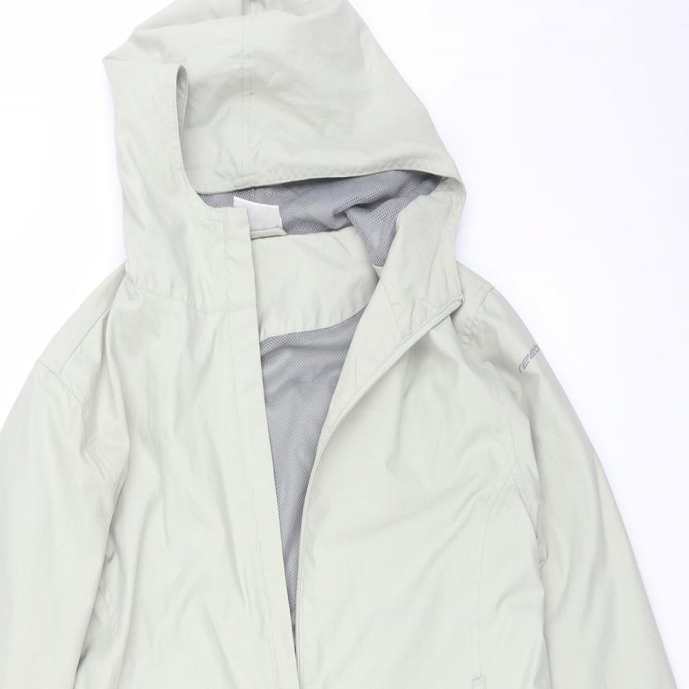 Reebok Womens Green   Overcoat Coat Size 14