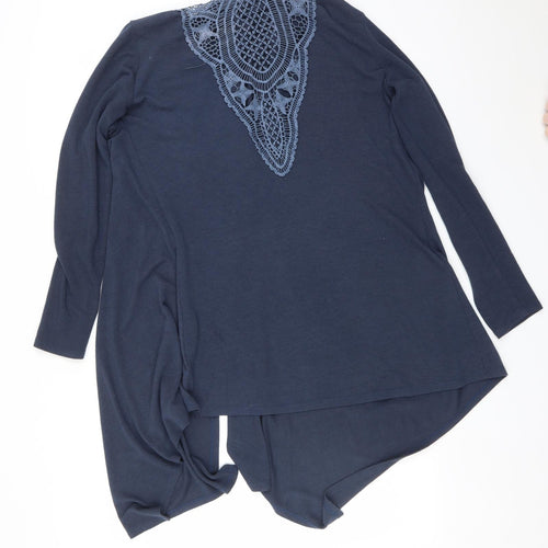 SOUTH LODGE Womens Blue   Cardigan Jumper Size M