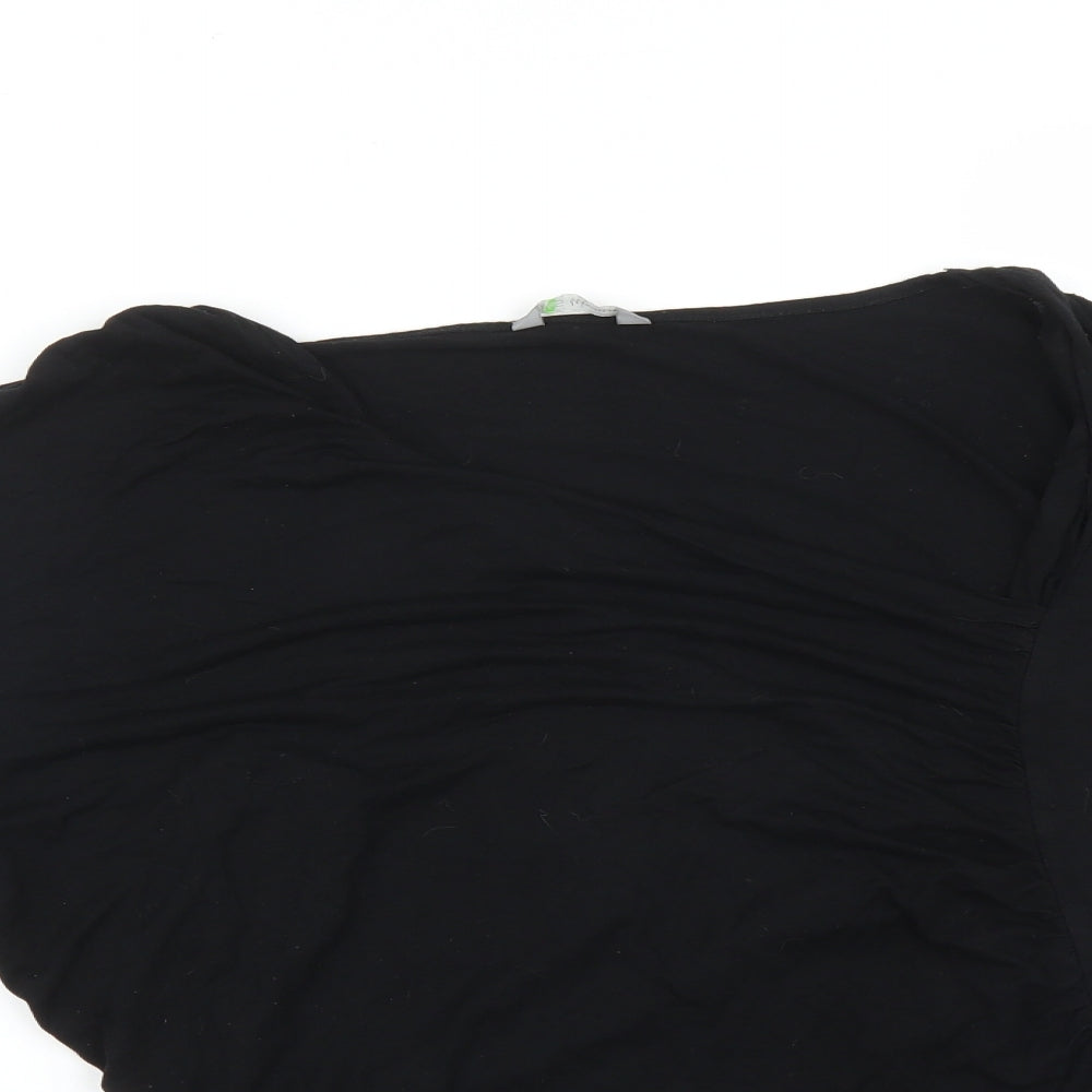 M&S Womens Black   Basic T-Shirt Size 20