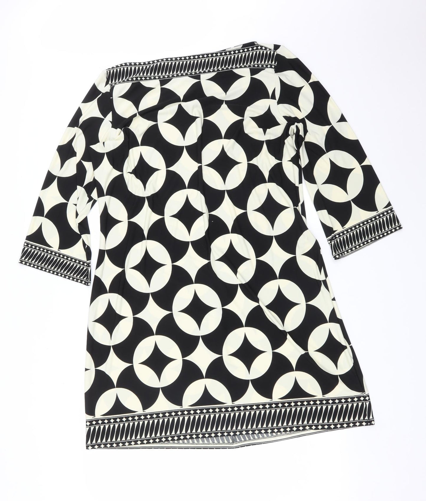 Wallis Womens Multicoloured Geometric  A-Line  Size 18