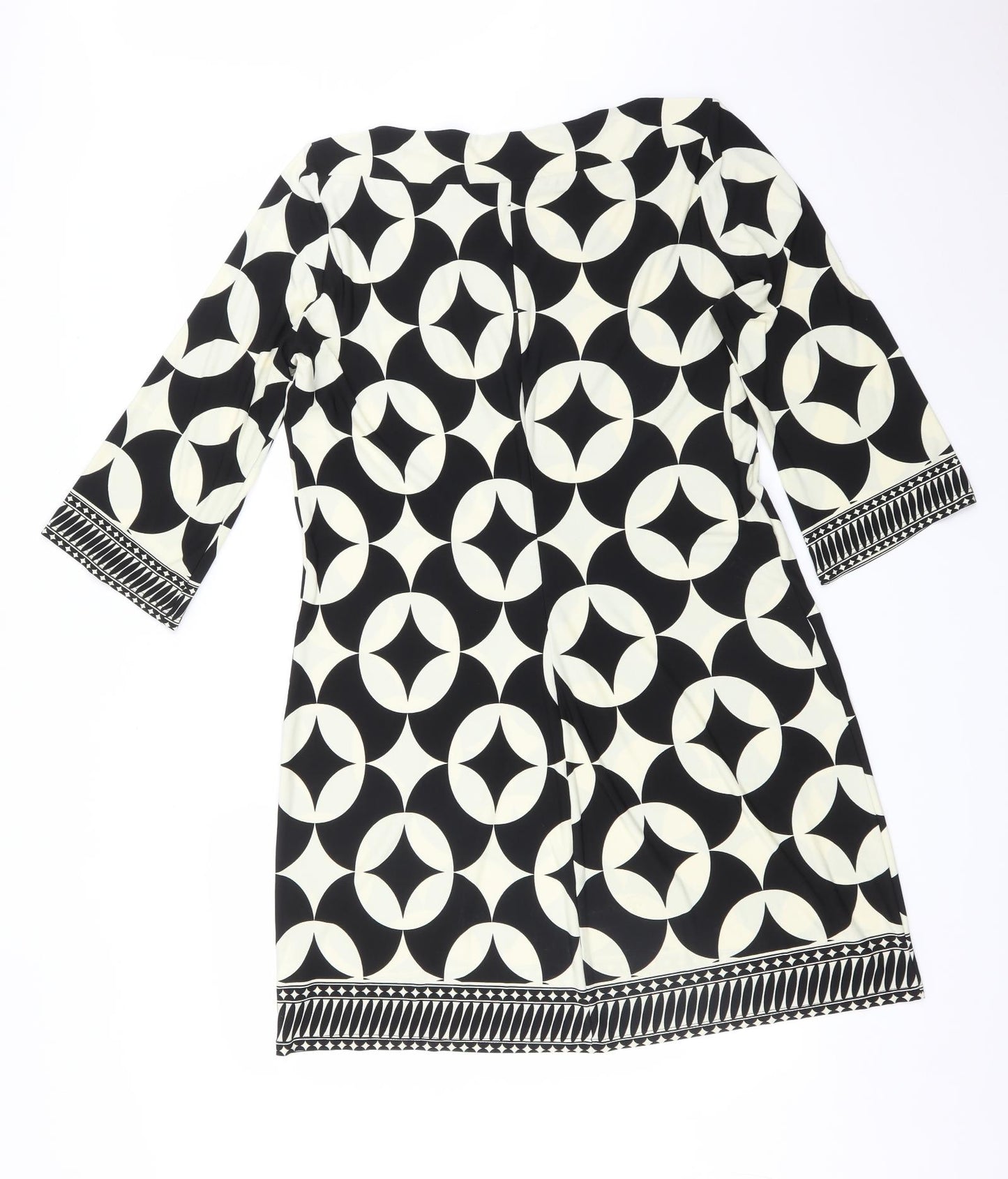 Wallis Womens Multicoloured Geometric  A-Line  Size 18