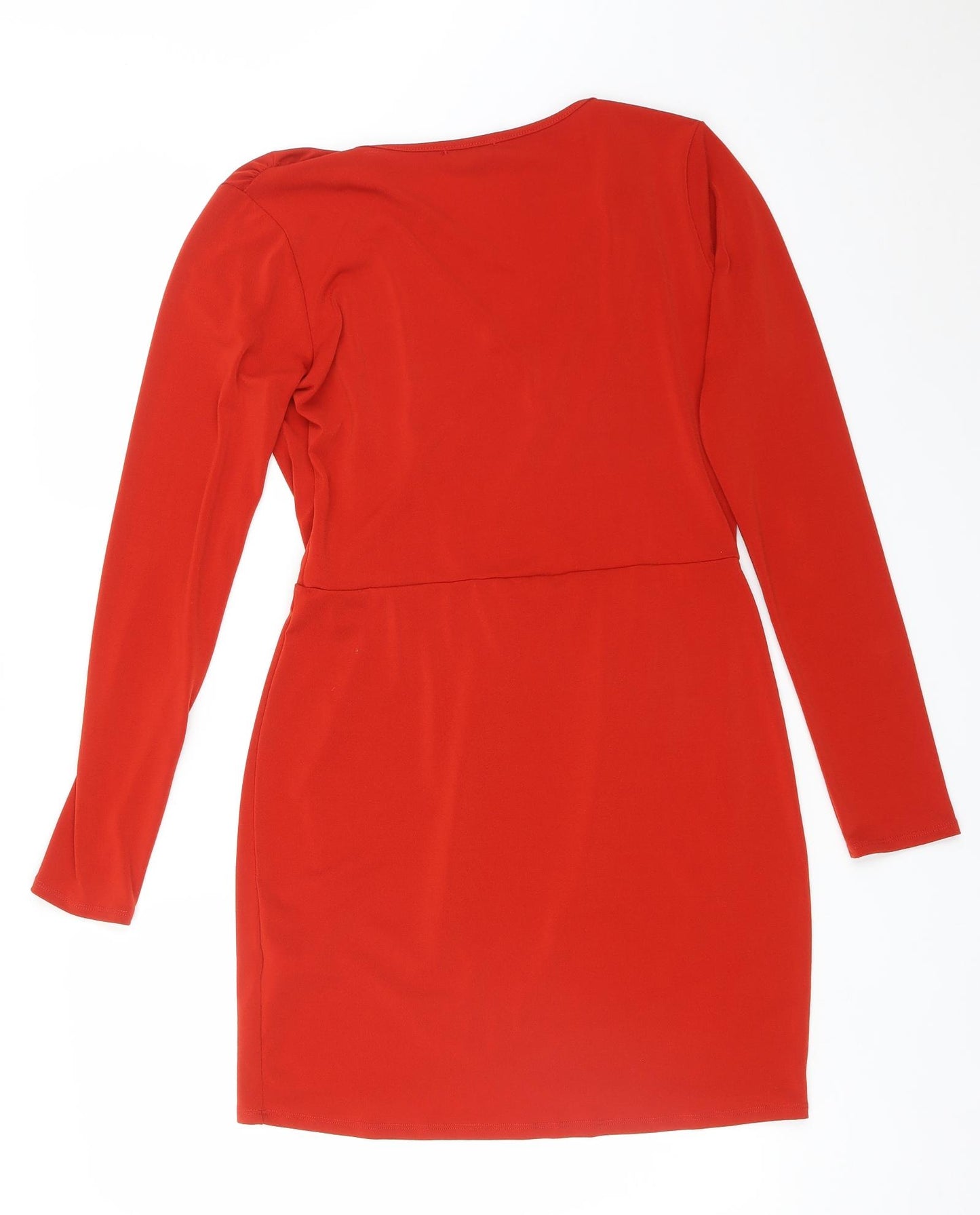 Topshop Womens Red   Fit & Flare  Size 14