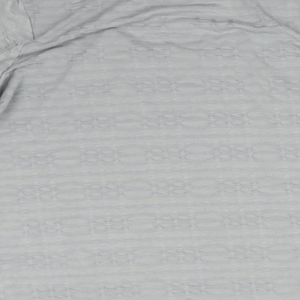 Per Una Womens Grey Geometric  Basic T-Shirt Size 20