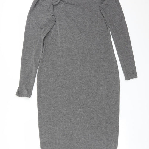 MISS BLUSH Womens Grey   Bodycon