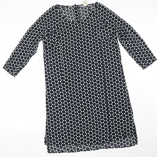 Ellos Womens Multicoloured Geometric  A-Line  Size 14