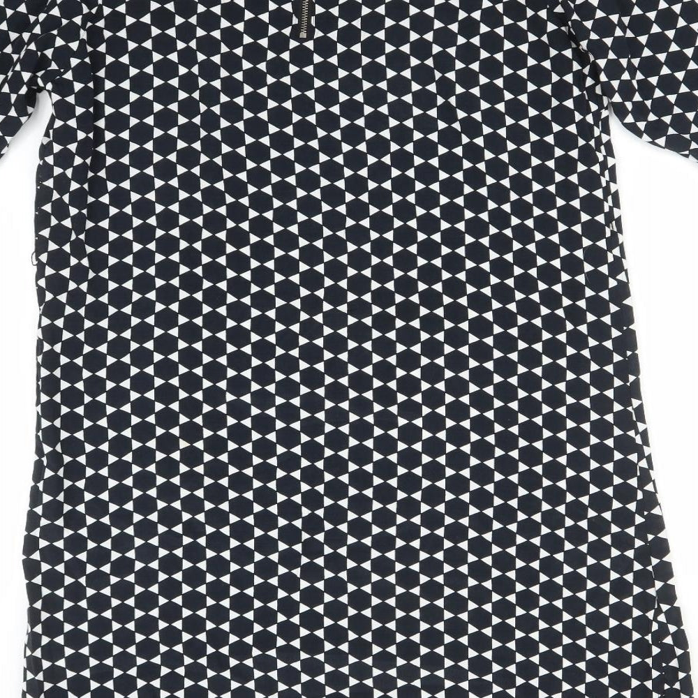 Ellos Womens Multicoloured Geometric  A-Line  Size 14