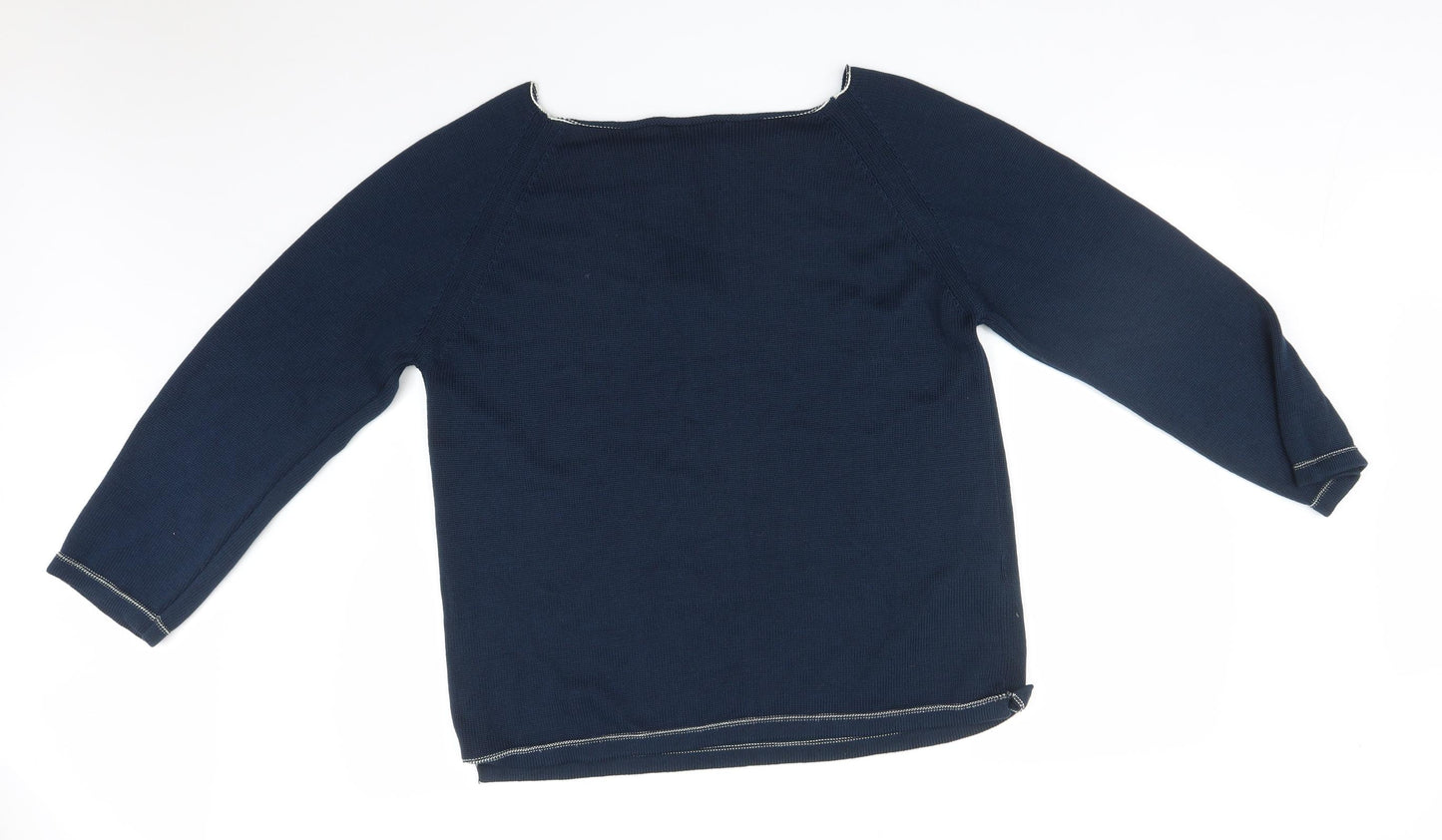 MANUEL'S STORY Womens Blue   Basic T-Shirt