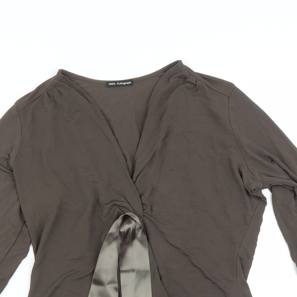 Autograph Womens Brown   Basic T-Shirt Size 20