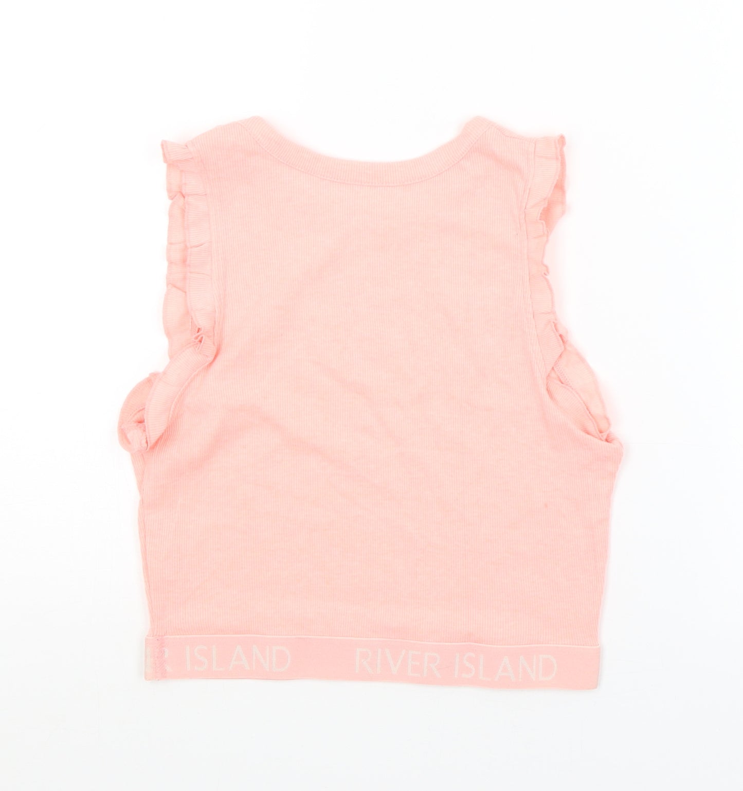 River Island Girls Pink   Basic Tank Size 11-12 Years