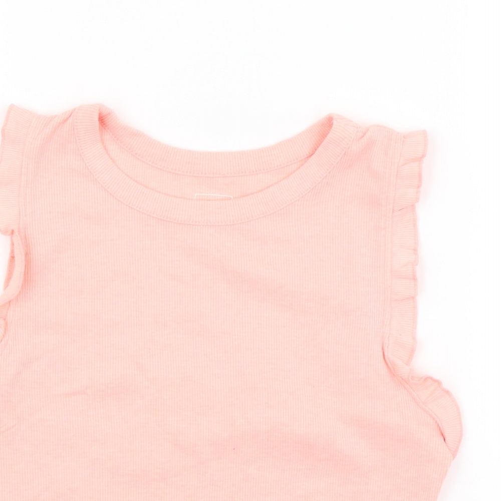 River Island Girls Pink   Basic Tank Size 11-12 Years