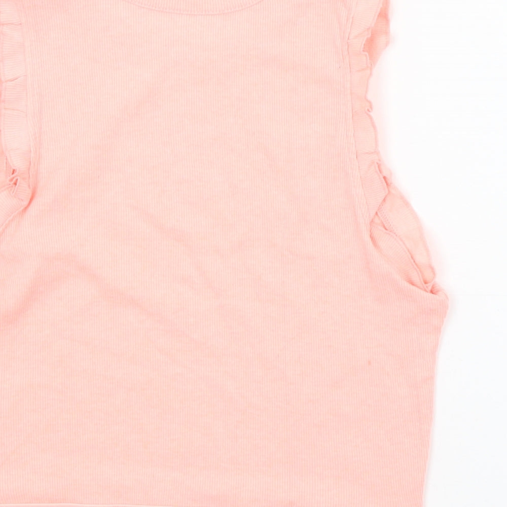 River Island Girls Pink   Basic Tank Size 11-12 Years