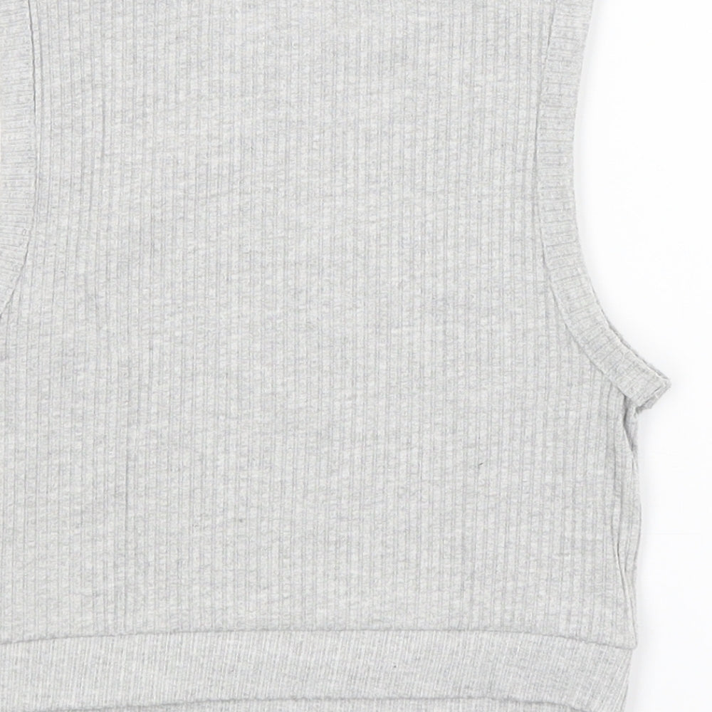 River Island Girls Grey   Basic Tank Size 11-12 Years