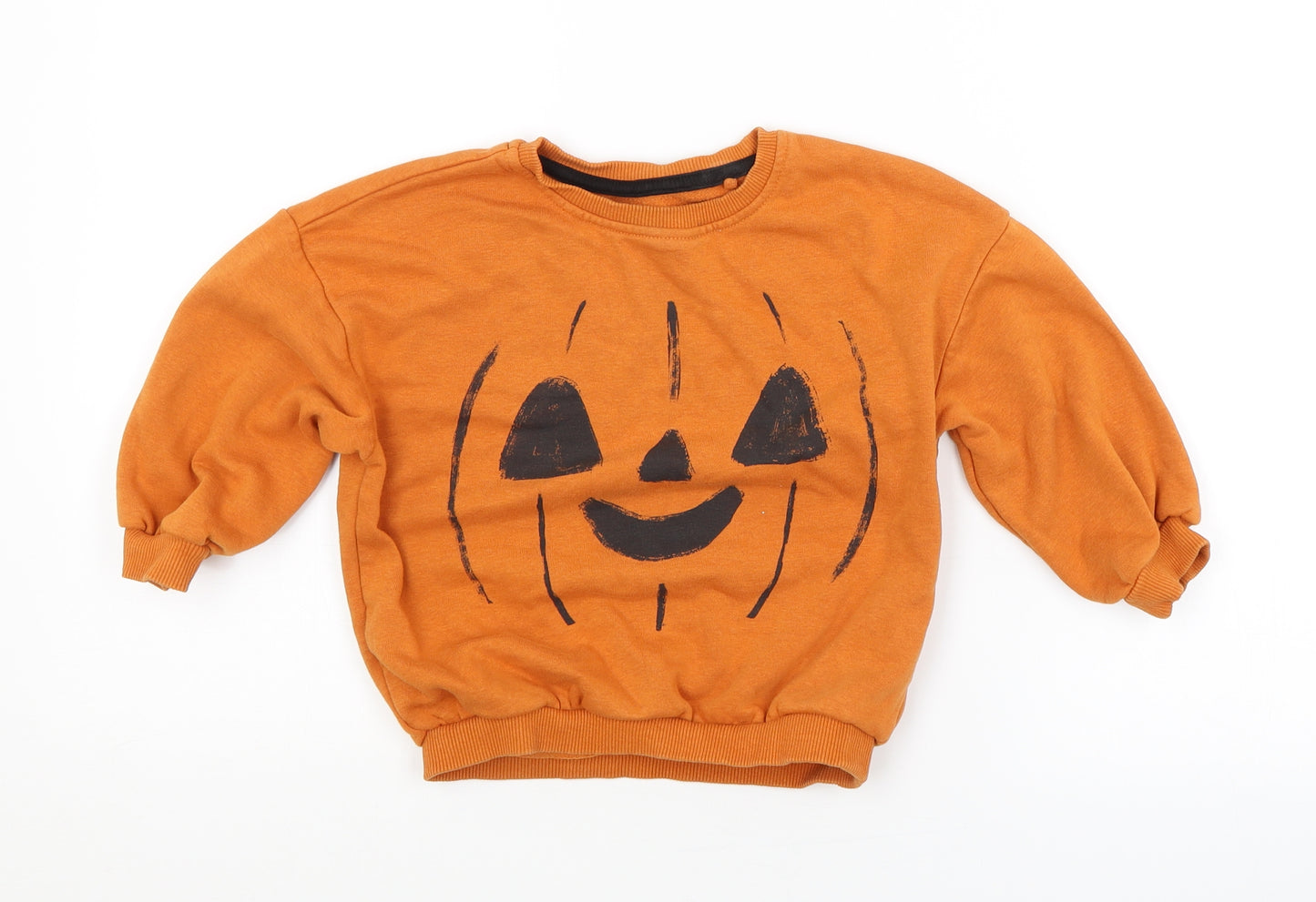 George Boys Orange   Pullover Jumper Size 2-3 Years  - HALLOWEEN