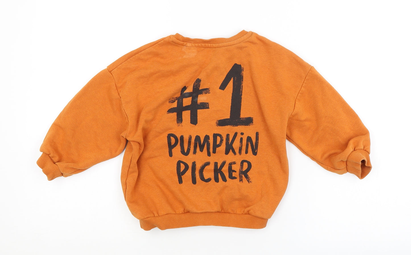 George Boys Orange   Pullover Jumper Size 2-3 Years  - HALLOWEEN