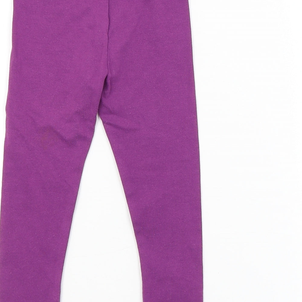 Nutmeg Girls Purple   Jogger Trousers Size 18-24 Months