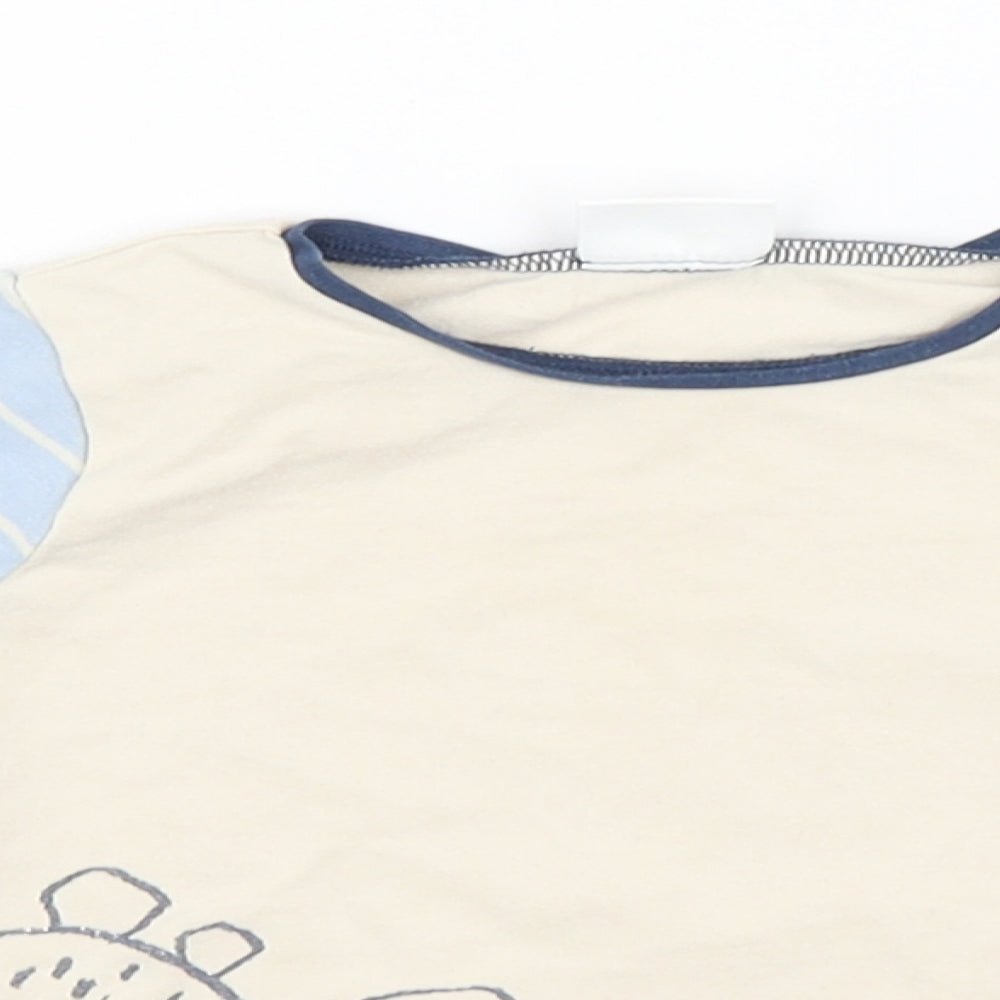 NEXT Baby Multicoloured Striped  Basic T-Shirt Size 9-12 Months