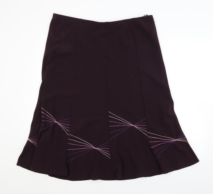 Preworn Womens Purple   Peasant Skirt