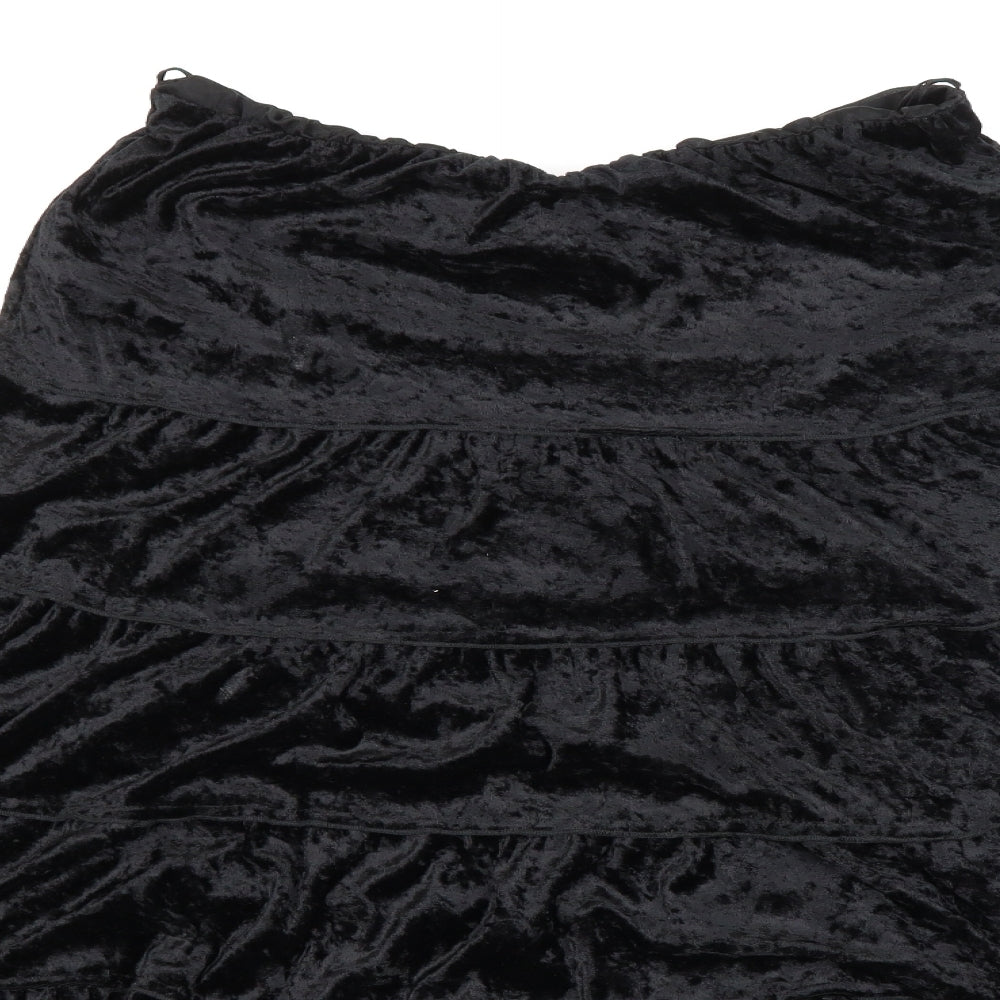 Berkertex Womens Black   A-Line Skirt Size 16