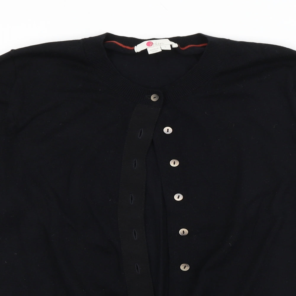 Boden Womens Black   Cardigan Jumper Size S