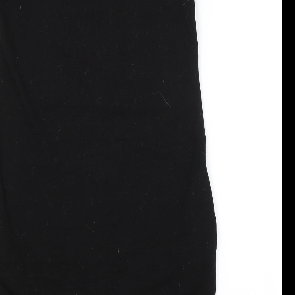 MEGI Womens Black   T-Shirt Dress  Size S
