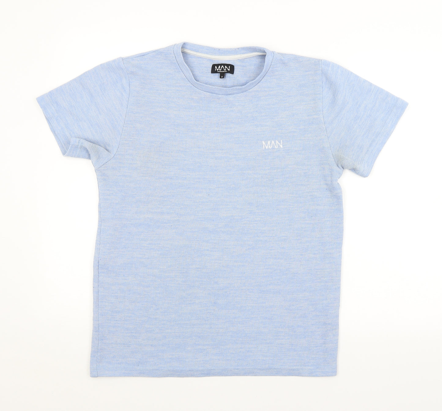 Boohoo Mens Blue    T-Shirt Size M